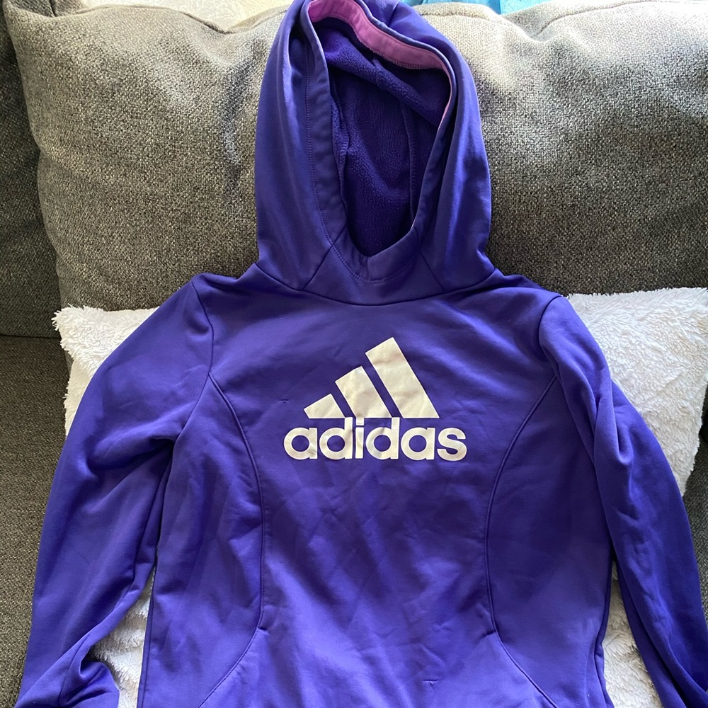 Adidas purple sweatshirt